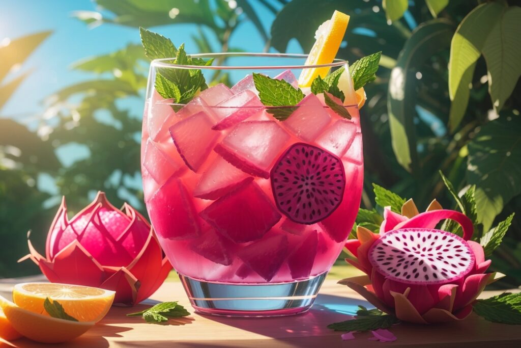 dragon fruit lemonade