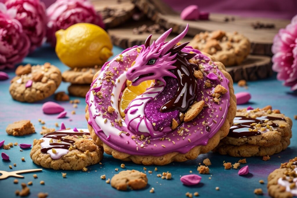 Pitaya Dragon Cookie